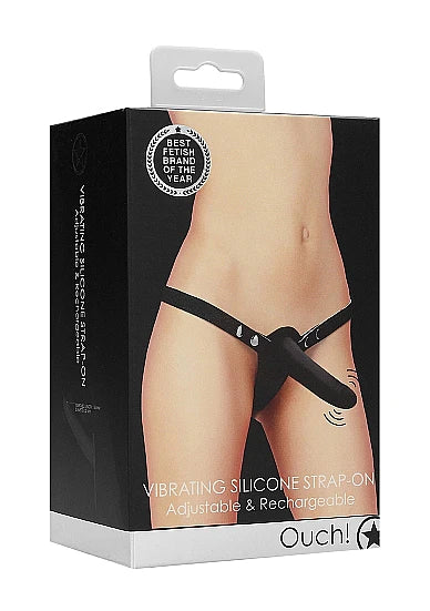 Vibrating Silicone Strap-On - Adjustable - Boutique Toi Et Moi