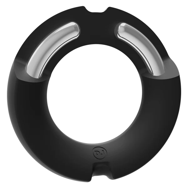 Doc Johnson KINK Silicone-Covered Metal Cock Ring - 45mm