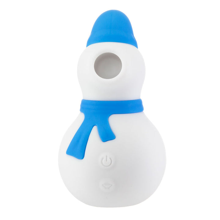 Snowy Kiss – Clitoral Stimulator – Snowman (Blue & White)