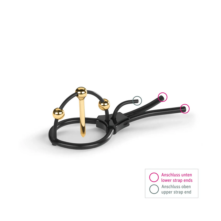 Mystim Plunging Pete - Corona Strap with Urethral Sound