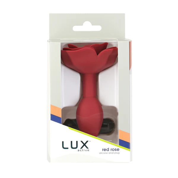 LUX active® Red Rose Silicone Anal Plug