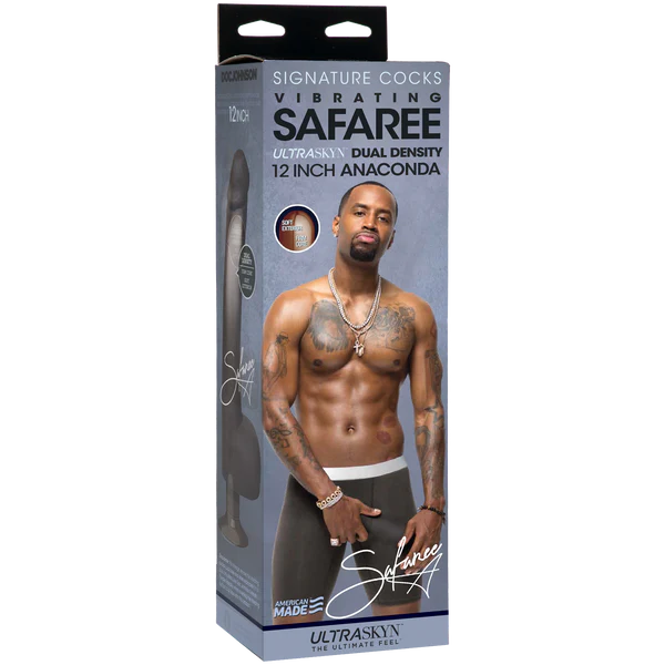 Vibrating Safaree Samuels Anaconda 12" ULTRASKYN™ Cock