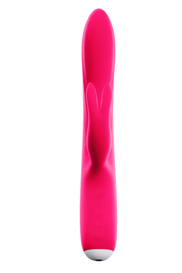 THUMPER BUNNY-RECHARGEABLE TRIPLE MOTOR TAPPING VIBRATOR- Pink - Vedo