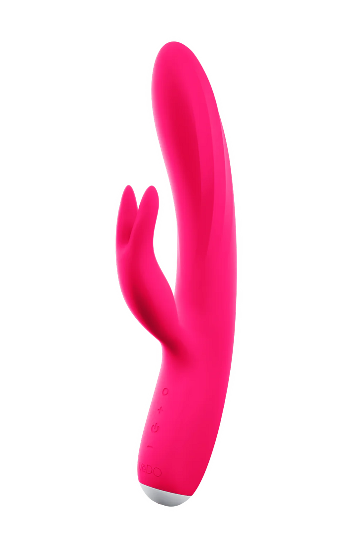 THUMPER BUNNY-RECHARGEABLE TRIPLE MOTOR TAPPING VIBRATOR- Pink - Vedo