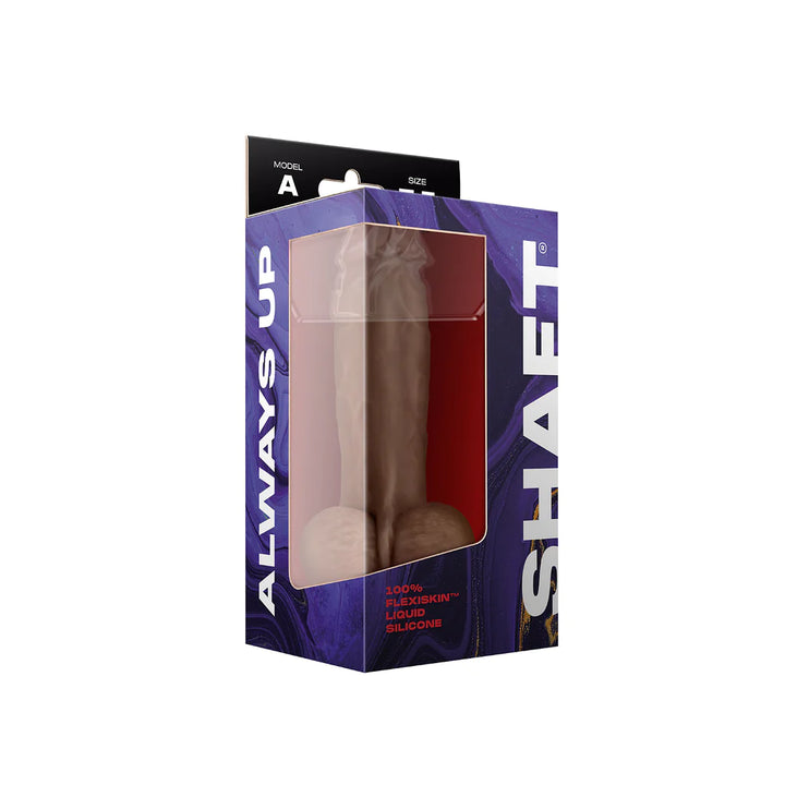 Model A 7.5" Liquid Silicone Dong W/Balls - Boutique Toi Et Moi