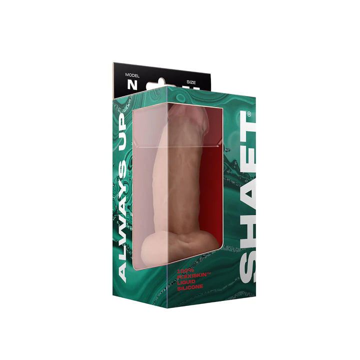 Model N 7.5" Liquid Silicone Dong W/Balls - Boutique Toi Et Moi