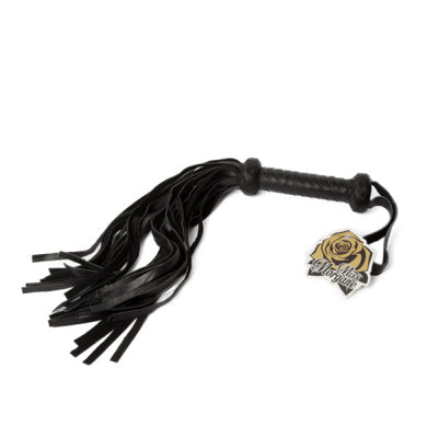 Medium Black Leather Whip - Boutique Toi Et Moi