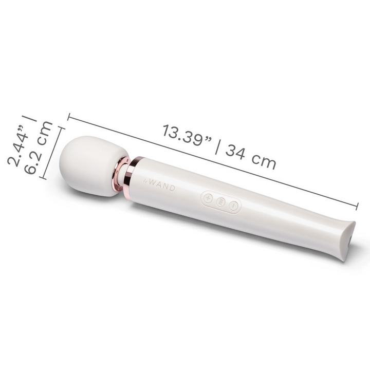 Rechargeable Vibrating Massager - White