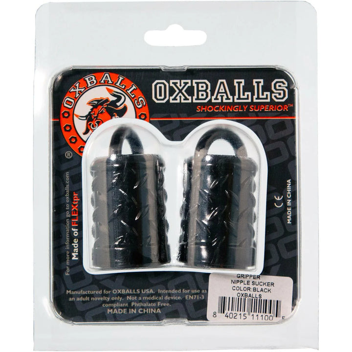 Oxballs Gripper Nipple Suckers - Black