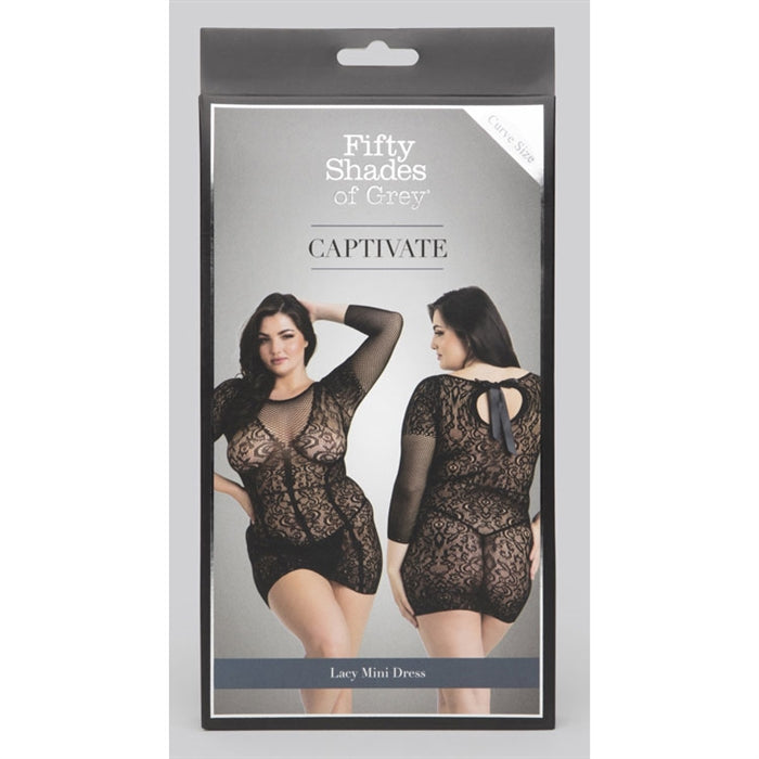 Captivate Lacy Mini Dress - Boutique Toi Et Moi