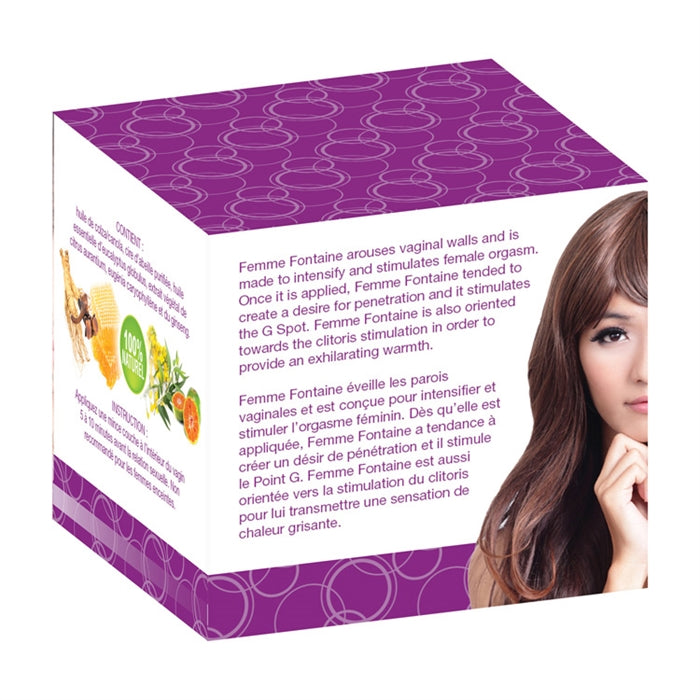 femme fontaine boite