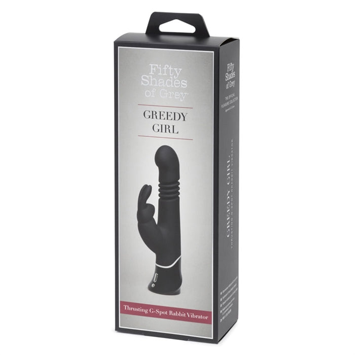 Greedy Girl Rechargeable Thrusting G-Spot Rabbit Vibrator - Boutique Toi Et Moi