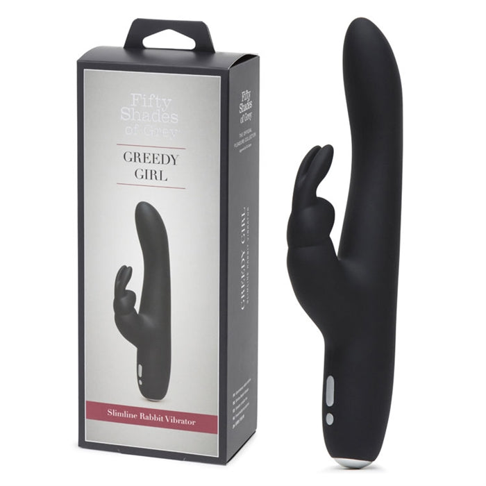 Greedy Girl Rechargeable Slimline Rabbit - Boutique Toi Et Moi