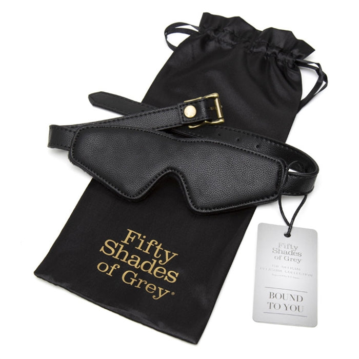 Masque en cuir 50 nuances gris