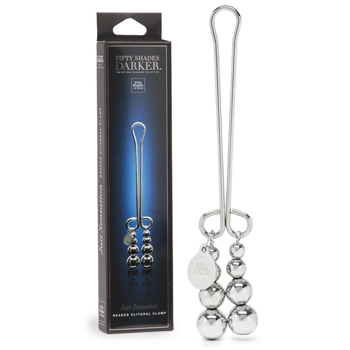 Just Sensation Beaded Clitoral Clamp - Boutique Toi Et Moi