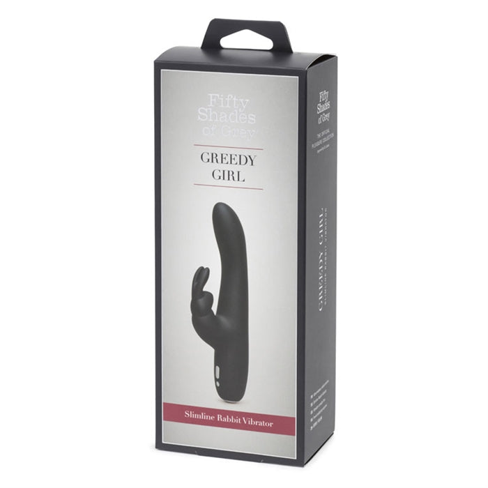 Greedy Girl Rechargeable Slimline Rabbit - Boutique Toi Et Moi