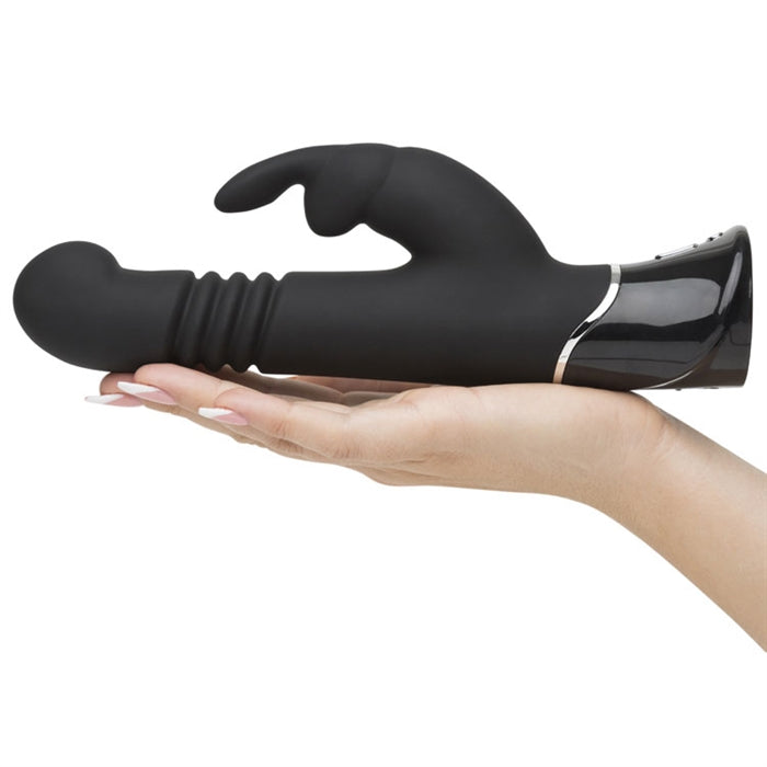 Greedy Girl Rechargeable Thrusting G-Spot Rabbit Vibrator - Boutique Toi Et Moi