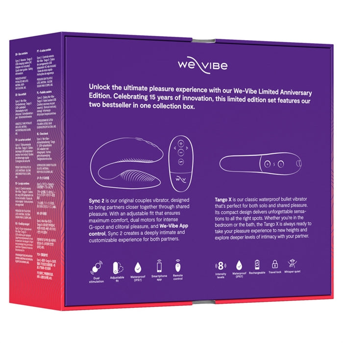 We-Vibe 15 Anniversaire Collection Sync 2 Tango X