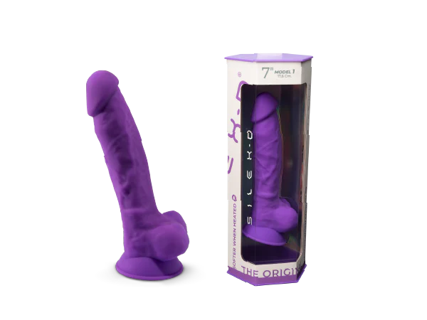 Silexd – Model 1- 7 ″ - Purple - Realistic Dildo
