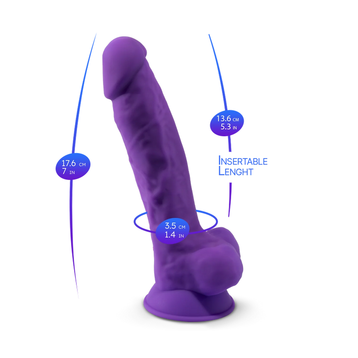 Silexd – Model 1- 7 ″ - Purple - Realistic Dildo