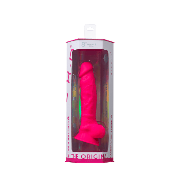 Silexd – Model 1- 8 ″ Realistic Dildo- Pink -