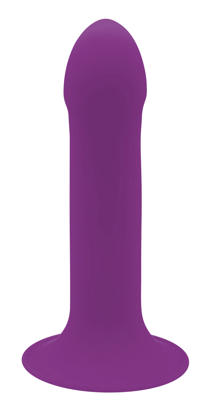 Hitsens 6 , 5 inch Purple , Dual density silicone dildo with Silex , Adrien Lastic