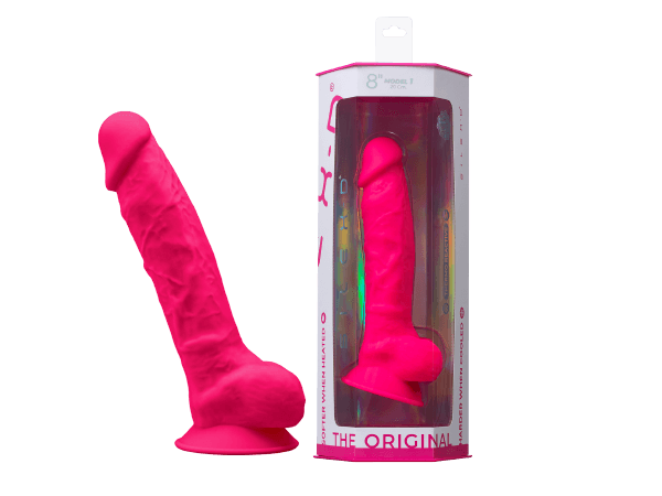 Silexd – Model 1- 8 ″ Realistic Dildo- Pink -