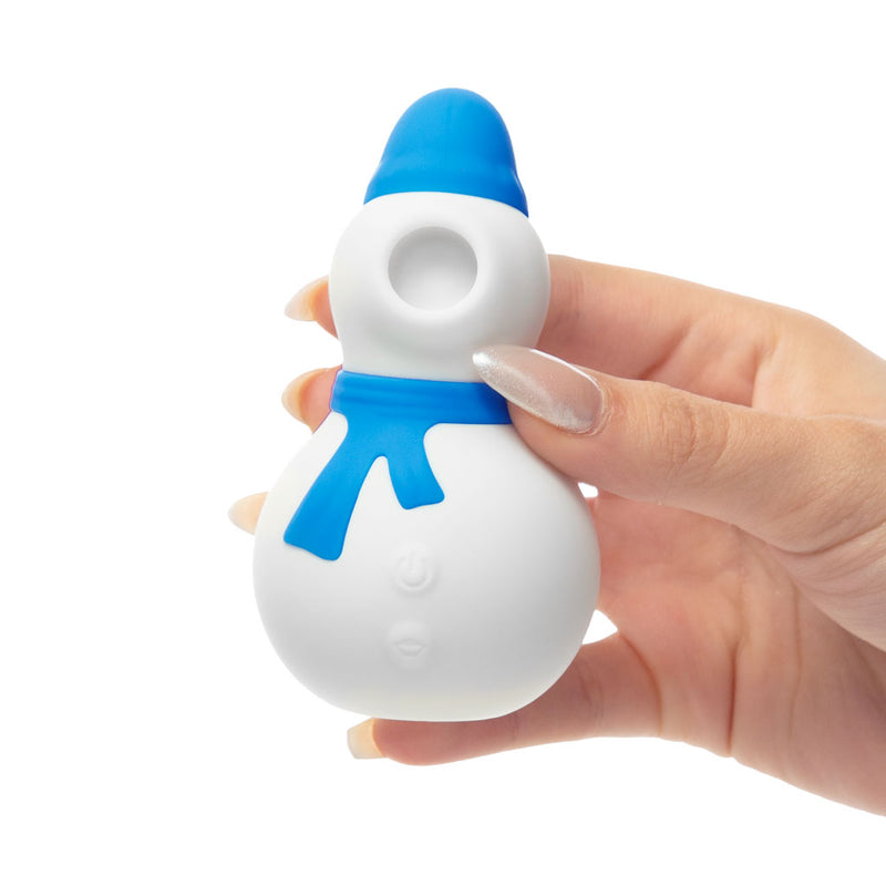 – Snowy Kiss – Clitoral Stimulator – Snowman (Blue & White)