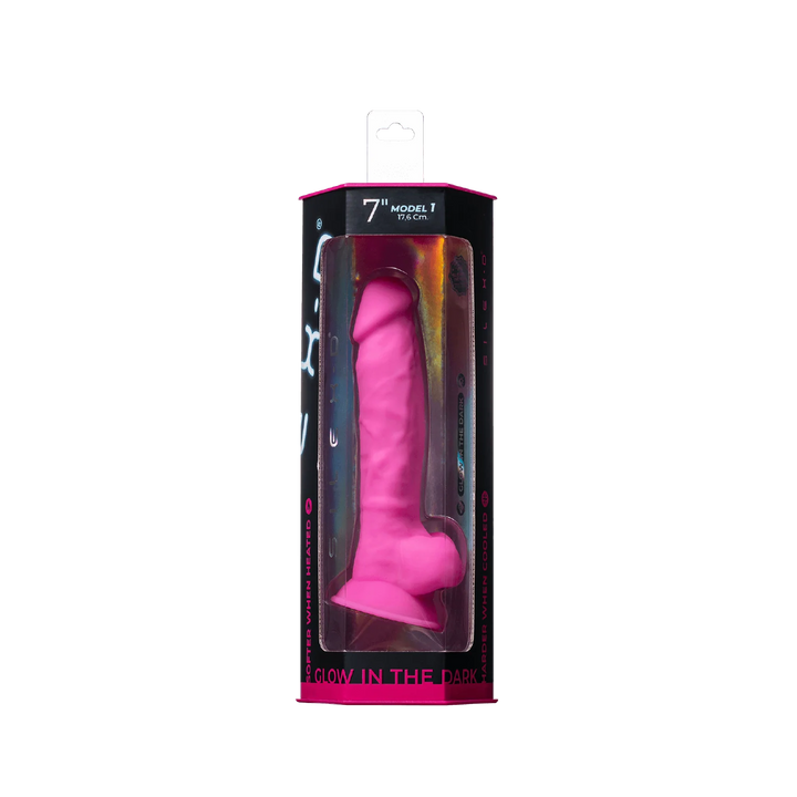 Silexd – Model 1- 7 ″ Realistic Dildo- Glow In The Dark