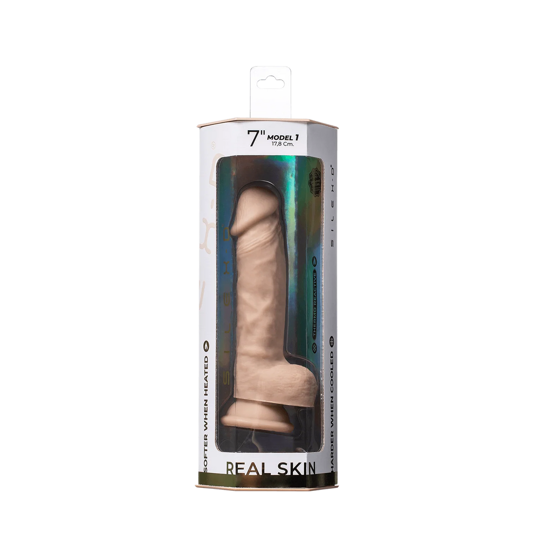 Silexd – Model 1- Real Skin - Liquid Silicone -(7") Flesh