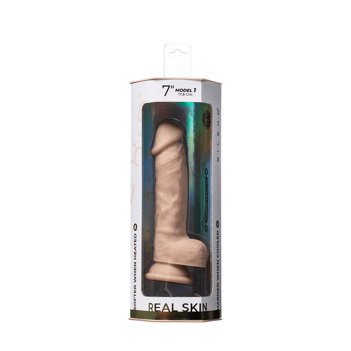 Silexd – Model 1- Real Skin - Liquid Silicone -(7") Flesh