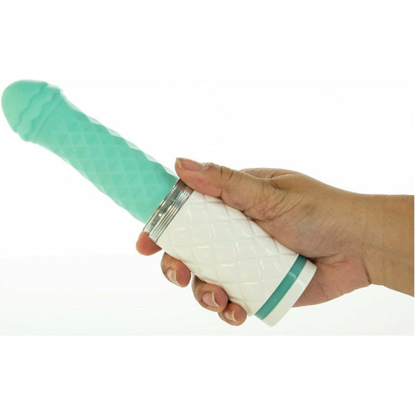 Pillow Talk Feisty - Thrusting Vibrator - Teal