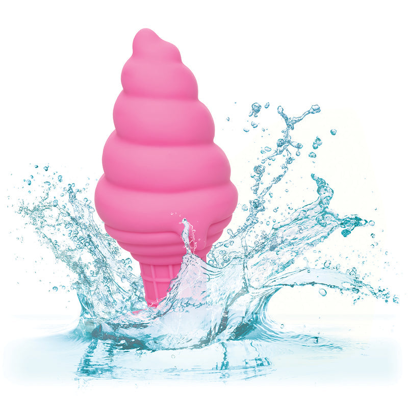 CaleXOtics – Naughty Bits – Yum Bum Ice Cream Cone - Silicone Butt Plug - Pink