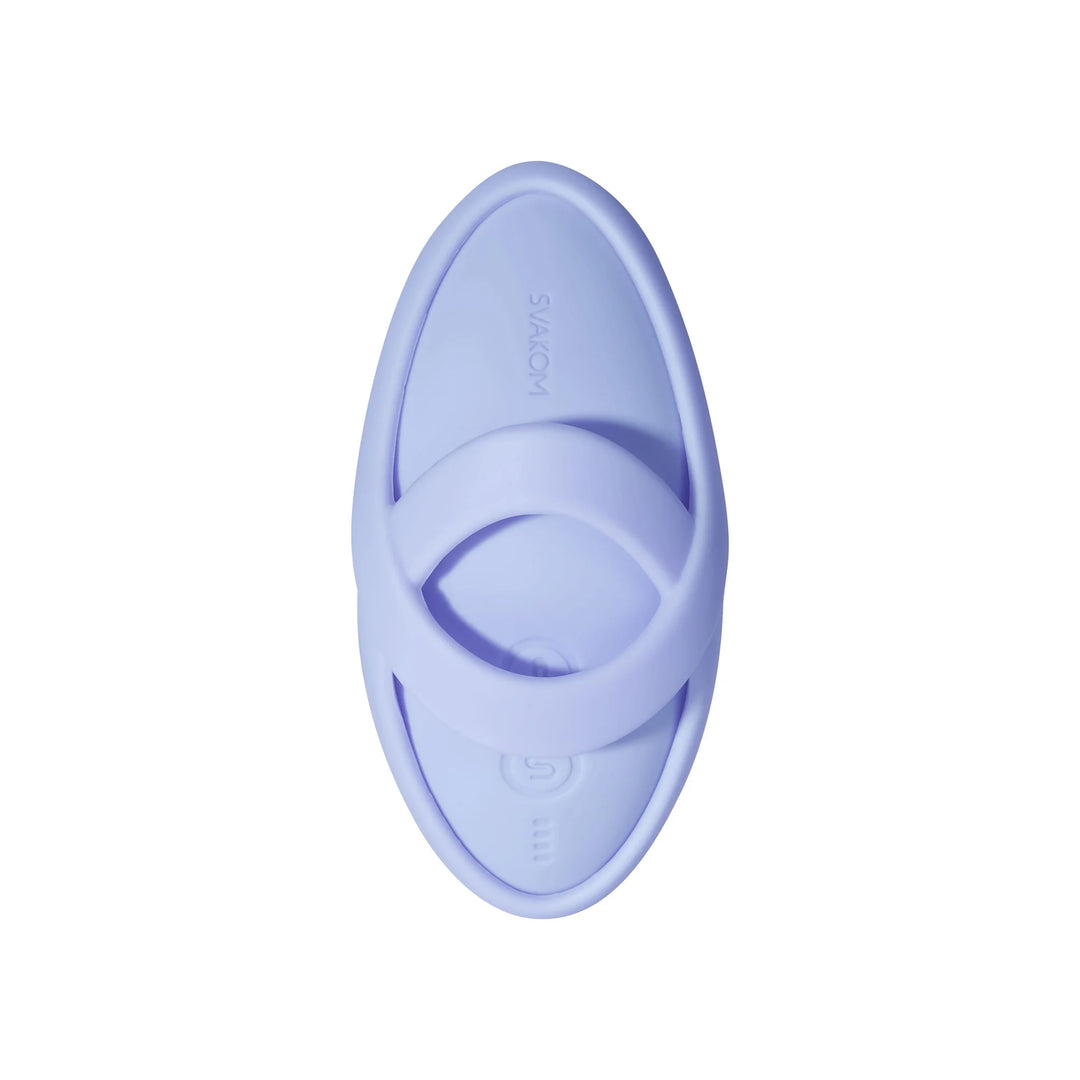 ECHO 2 App control Flexible vibrating Finger with Heating function - Sky Blue - Svakom