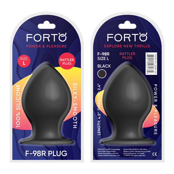 F-98R: RATTLER CONE – LARGE - BLACK - FORTO