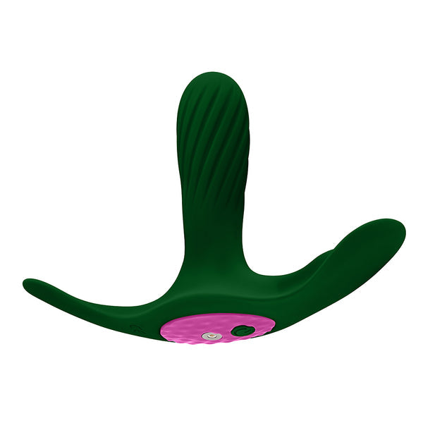 OSSIA - REMOTE CONTROLLED WEARABLE BULLET VIBRATOR - GREEN - FEMME FUNN