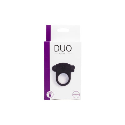 Adore U - DUO - Textured Vibrating Ring