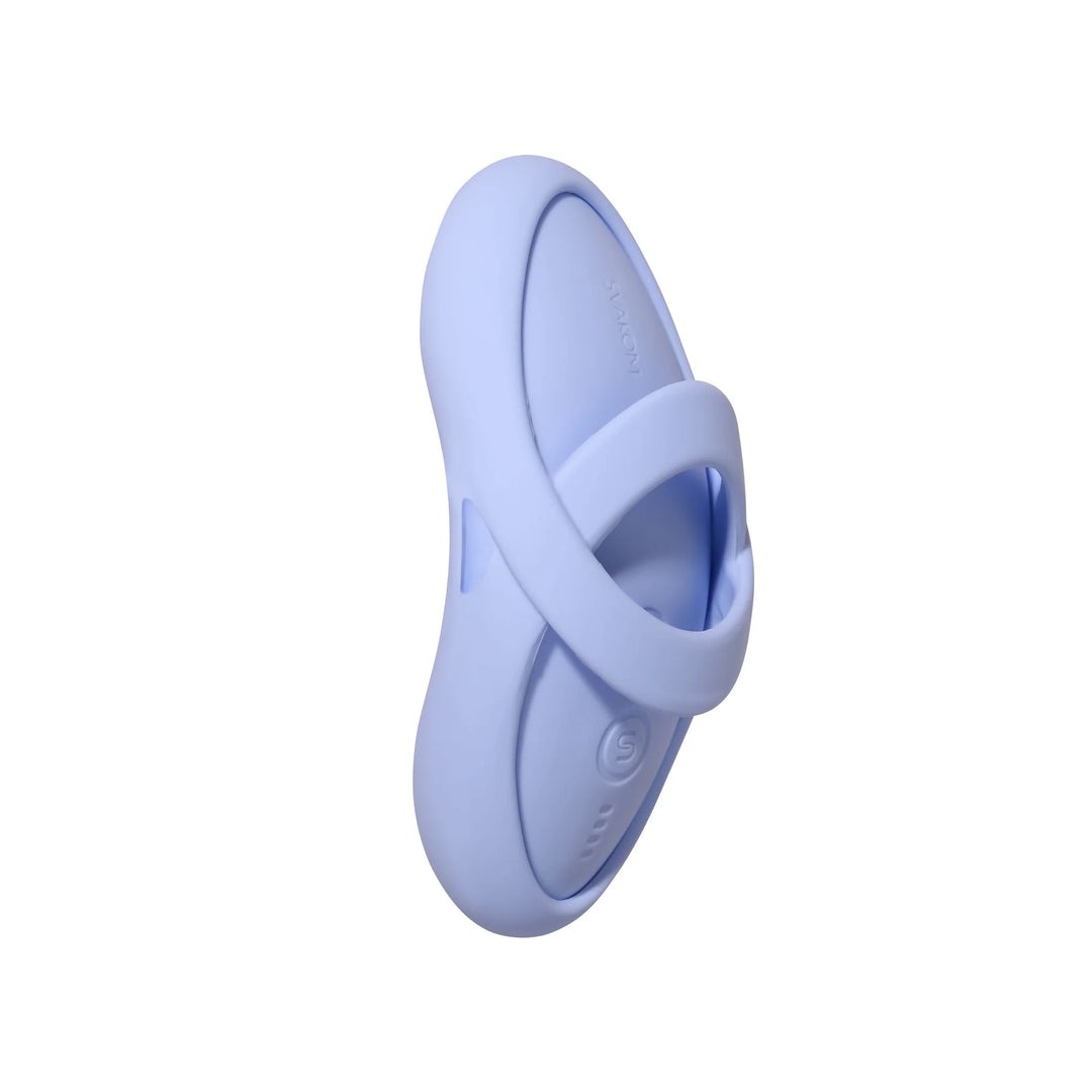 ECHO 2 App control Flexible vibrating Finger with Heating function - Sky Blue - Svakom