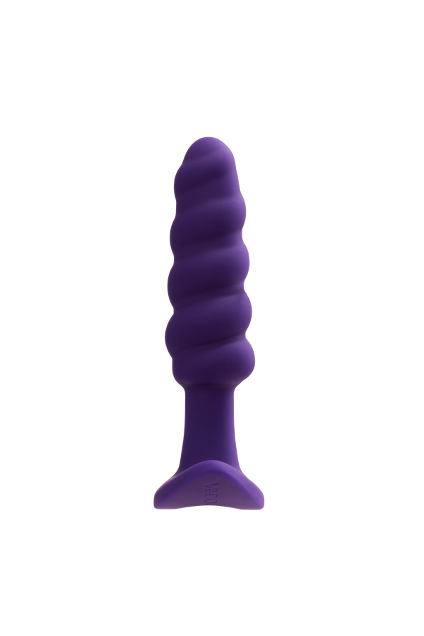 TWIST - Rechargeable Anal Plug- Purple- Vedo