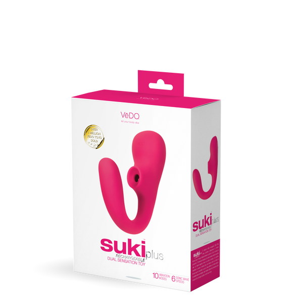 Suki Plus -Rechargeable Dual Sonic Vibe - Vedo