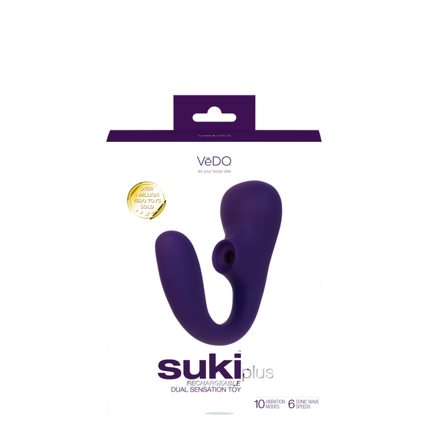 Suki Plus -Rechargeable Dual Sonic Vibe - Vedo