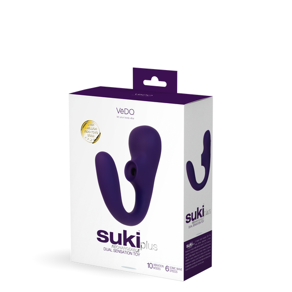 Suki Plus -Rechargeable Dual Sonic Vibe - Vedo