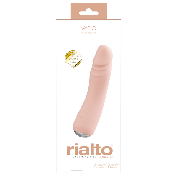 Rialto Rechargeable Vibe - Vanilla - Vedo