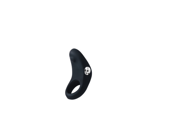 Rev Rechargeable C-Ring With Targeted Pleasure Point -Black- Vedo