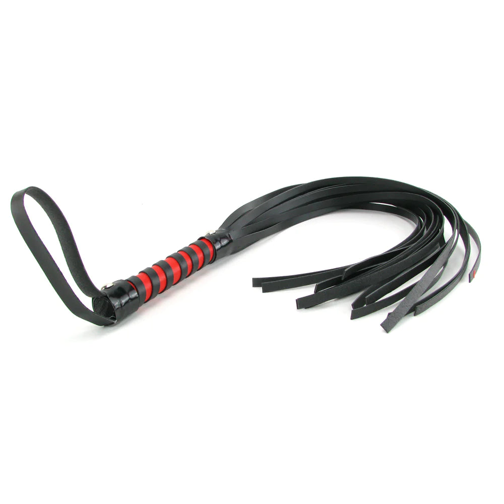 Red and Black Flogger - Boutique Toi Et Moi