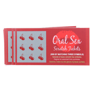 KG - Oral Sex Scratch Tickets - Multilingual