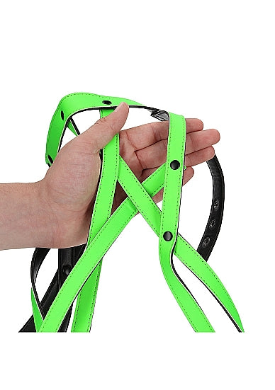 Full Body Harness - Glow in the Dark- OUCH