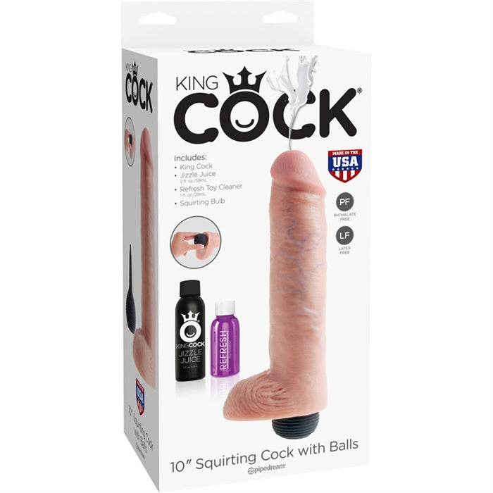 King Cock 10" Squirter - Boutique Toi Et Moi