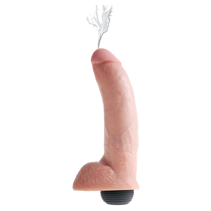 King Cock 9" Squirter Beige or Brown - Boutique Toi Et Moi