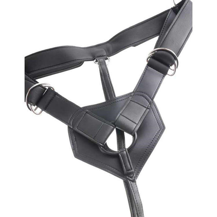 King Cock Strap-on Harness w/ 8" Cock - Flesh - Boutique Toi Et Moi